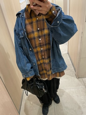 「WHIMSIC（ウィムジック）のアイテム」を使った、𝖆𝖎さん（レディース・163cm）の春コーディネート