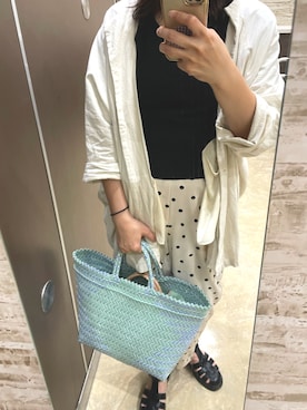 「ドットパンツ」｜𝖆𝖎さん（レディース・163cm）の秋コーディネート