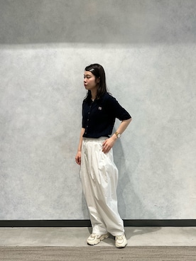 「ケーブルカーディガン」｜ayanoさん（レディース・160cm）の春コーディネート