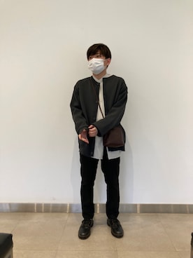 「Like Us（ライクアス）のアイテム」を使った、yuuさん（メンズ・163cm）の春コーディネート