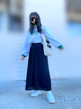 「TOMS（トムス）のアイテム」を使った、わたげさん（レディース・152cm）の秋コーディネート