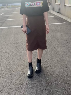 「アイテム（財布）」を使った、nonさん（レディース・169cm）の秋コーディネート