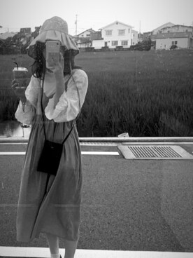 「NEUNA（ヌナ）のアイテム（ハット）」を使った、inochinさん（レディース・165cm）の夏コーディネート