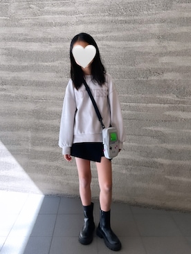 「9歳女の子」｜「アイテム（スカート）」を使った、nono さん（キッズ・131cm）の春コーディネート