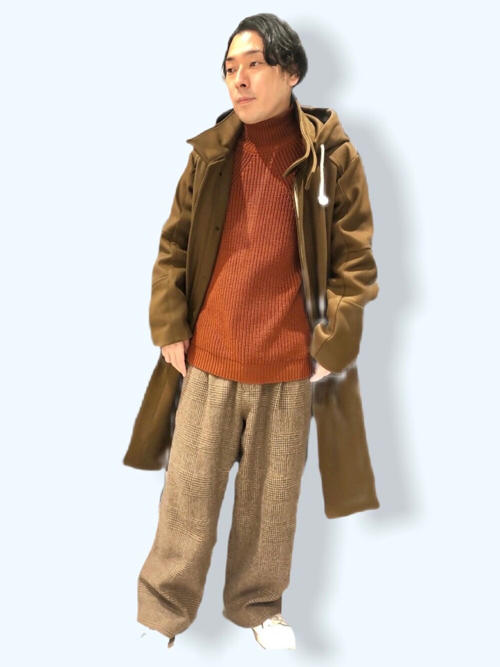 08sircusダッフルコート 08sircusのダッフルコートを使った人気ファッション
