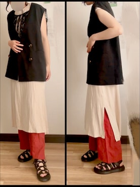 「summer」｜kutsu79さん（レディース・163cm）の夏コーディネート