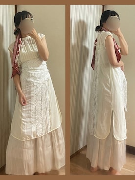 AMERI(アメリ)の「MEDI EMBROIDERY LONG TOP(シャツ/ブラウス ...
