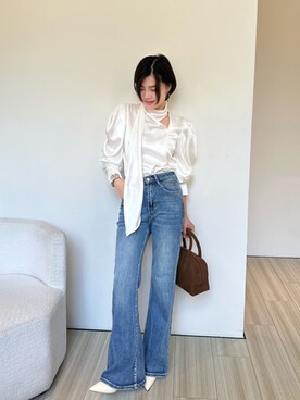 「通勤穿搭」｜2680 さん（レディース・160cm）の冬コーディネート
