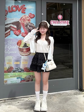 「GRL（グレイル）のアイテム」を使った、miyu Ӧさん（レディース・149cm）の春コーディネート