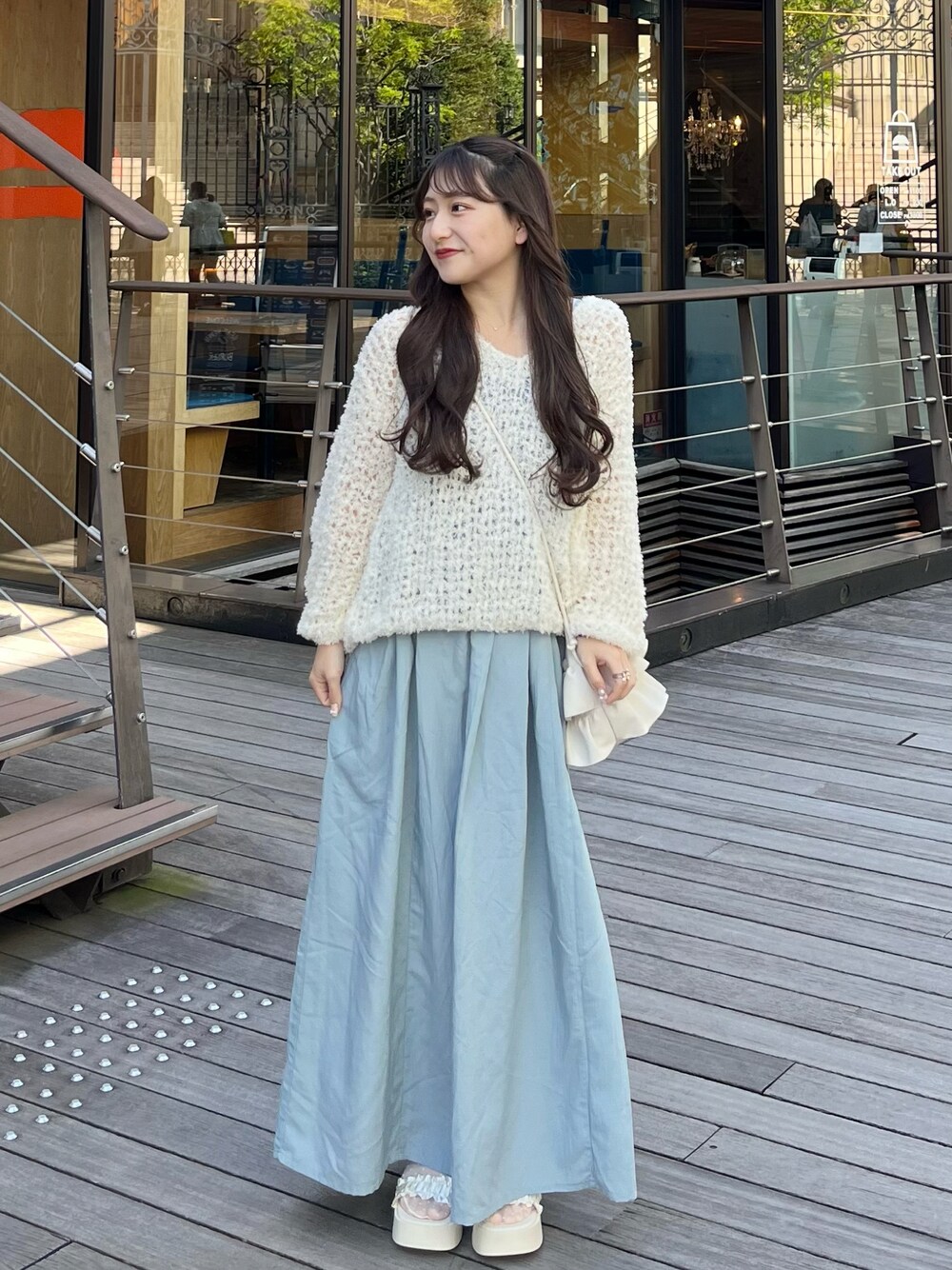 ペーパーヤーンプルオーバー×ギャザーキャミソールワンピース　ピンク ペーパーヤーンプルオーバー×ギャザーキャミソールワンピース