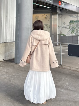 「UGG（アグ）のアイテム」を使った、miyu Ӧさん（レディース・149cm）の冬コーディネート