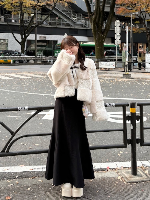 R&E】ボリュームソールストレッチショートブーツ（ブーツ）｜R&E