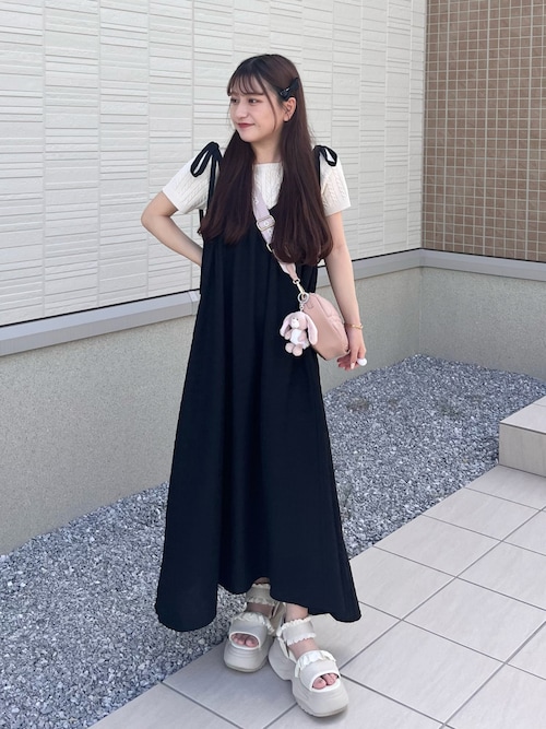 ロ*コ様 LEONARD FASHION カンカン ワンピース キャミワンピ チ ロ*コ