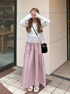 「カラー×コーデ」｜miyu Ӧさん（レディース・148cm）の秋コーディネート