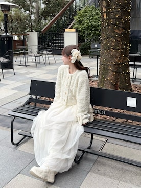 「Miniministore（ミニミニストア）のアイテム」を使った、miyu Ӧさん（レディース・149cm）の春コーディネート