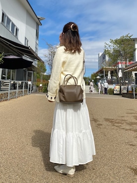 「Diosfront（ディオスフロント）のアイテム」を使った、miyu Ӧさん（レディース・148cm）の秋コーディネート