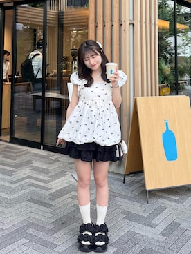 「アイテム（サンダル）」を使った、miyu Ӧさん（レディース・149cm）の夏コーディネート