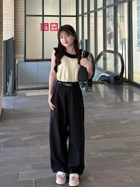 「アイテム（シューズ）」を使った、miyu Ӧさん（レディース・149cm）の夏コーディネート