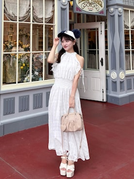 「アイテム（ボストンバッグ）」を使った、miyu Ӧさん（レディース・149cm）の秋コーディネート