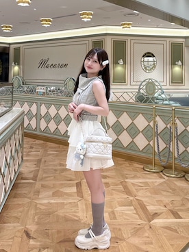 「大人ガーリー」｜miyu Ӧさん（レディース・149cm）の秋コーディネート