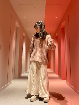 「mikke（ミッケ）のアイテム」を使った、miyu Ӧさん（レディース・148cm）の冬コーディネート