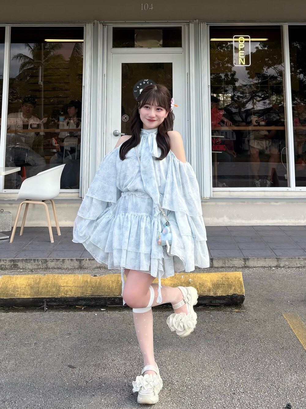 Darich（ダーリッチ）の「トワルドジュイシフォンフリルミニワンピース