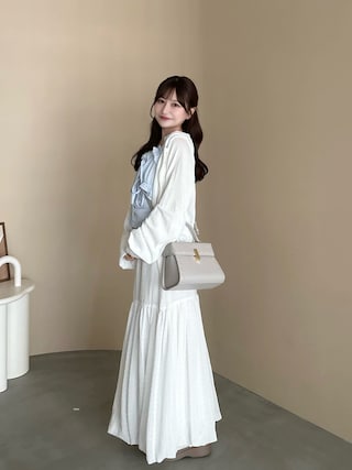 「Chico（チコ）の【SALON by Chico】UVケア / シアーバルーンパーカー(夏でも羽織れる)（パーカー）」を使った、miyu Ӧさん（レディース・149cm）の秋コーディネート