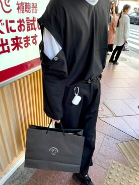 「Apple（-）のアイテム（財布/小物）」を使った、うさまるさん（メンズ・176cm）の夏コーディネート