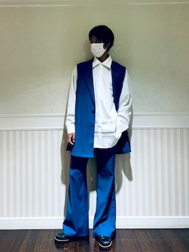 「Aセットアップ」｜haretoさん（メンズ・171cm）の秋コーディネート