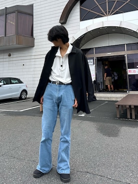 「Dr. Martens（ドクターマーチン）のアイテム（スニーカー）」を使った、haretoさん（メンズ・171cm）の秋コーディネート