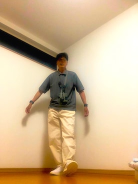 「MIS（エムアイエス）のアイテム（財布/小物）」を使った、popsceneliveさん（メンズ・179cm）の夏コーディネート