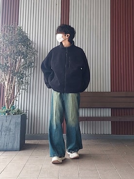 「アイテム（ピアス（両耳用））」を使った、ゆーと🐨さん（メンズ・175cm）の秋コーディネート