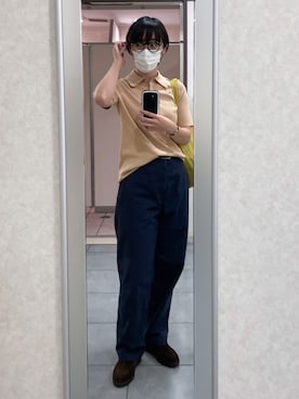 「GEORGE'S（ジョージズ）のアイテム（バッグ）」を使った、nmnm666さん（レディース・160cm）の秋コーディネート