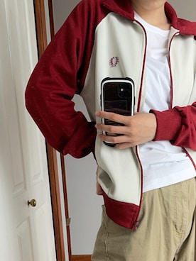 「FRED PERRY（フレッドペリー）のアイテム（その他アウター）」を使った、nmnm666さん（レディース・160cm）の夏コーディネート