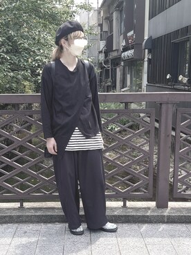 ハンチング ベレー帽を使った 大人コーデ の人気ファッションコーディネート Wear