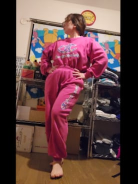 「Champion（チャンピオン）のアイテム（パンツ）」を使った、miki80sさん（レディース・155cm）の冬コーディネート