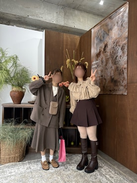 「PAGEBOY（ページボーイ）のアイテム」を使った、mayaさん（骨格ウェーブ・レディース・156cm）の秋コーディネート