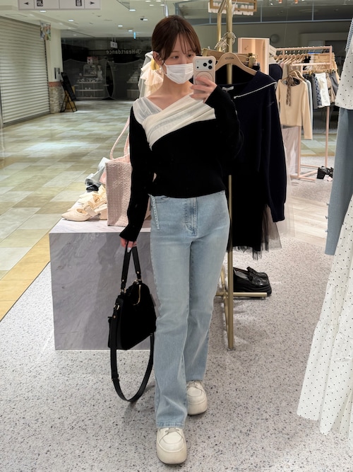 新色追加／チャーム付きドロストバッグ（ショルダーバッグ）｜one