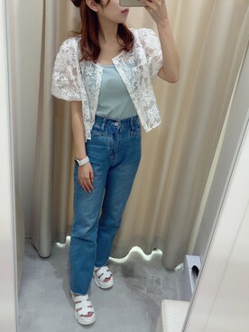 高松加奈さん（レディース・156cm）の春コーディネート