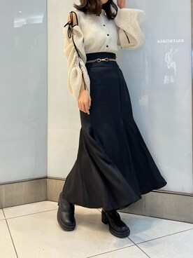 高松加奈さん(レディース・156cm)の秋コーディネート