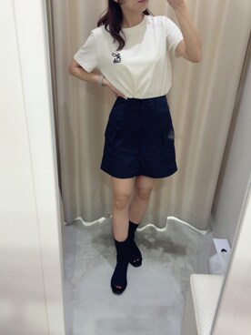 高松加奈さん(レディース・156cm)の夏コーディネート