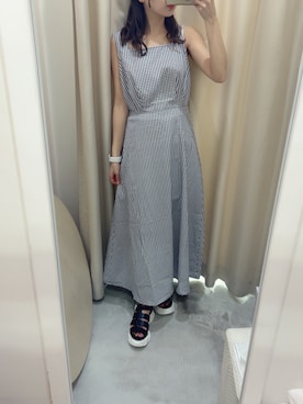 高松加奈さん(レディース・156cm)の夏コーディネート