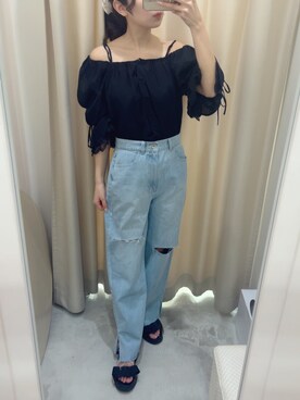 高松加奈さん（レディース・156cm）の夏コーディネート