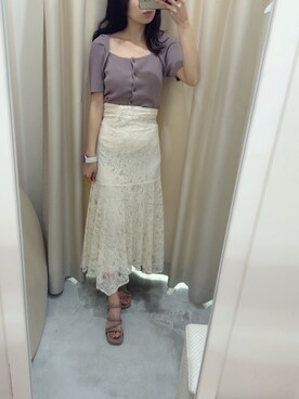 高松加奈さん（レディース・156cm）の夏コーディネート