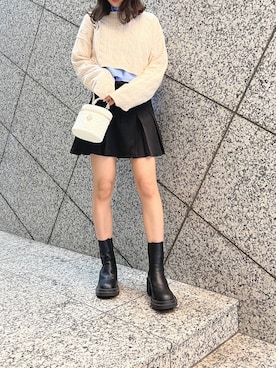 高松加奈さん(レディース・156cm)の秋コーディネート