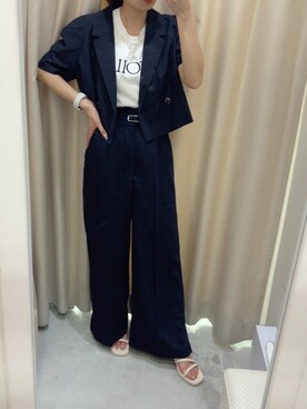 高松加奈さん(レディース・156cm)の夏コーディネート