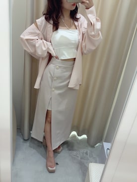 高松加奈さん(レディース・156cm)の夏コーディネート