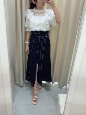 高松加奈さん（レディース・156cm）の夏コーディネート