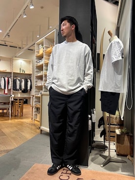 「アイテム（ブルゾン）」を使った、ryohnoさん（メンズ・178cm）の夏コーディネート