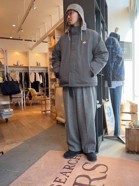 「アーバンリサーチドアーズ」｜「アイテム（その他アウター）」を使った、ryohnoさん（メンズ・178cm）の冬コーディネート